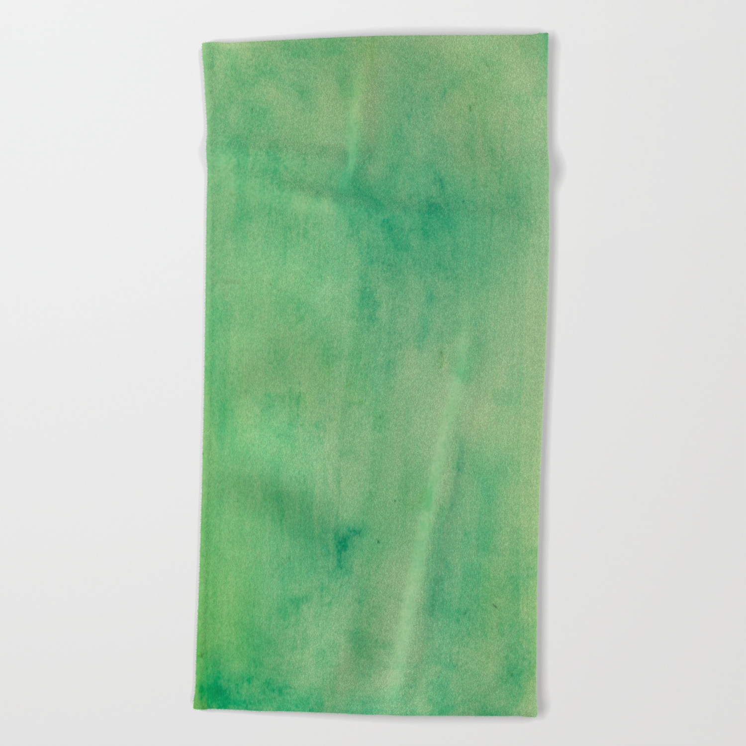 Mint Green Watercolor Background Beach Towel By Camilia Society6