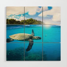 Tropical Paradise Wood Wall Art