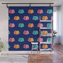Chromatic Cats Wall Mural