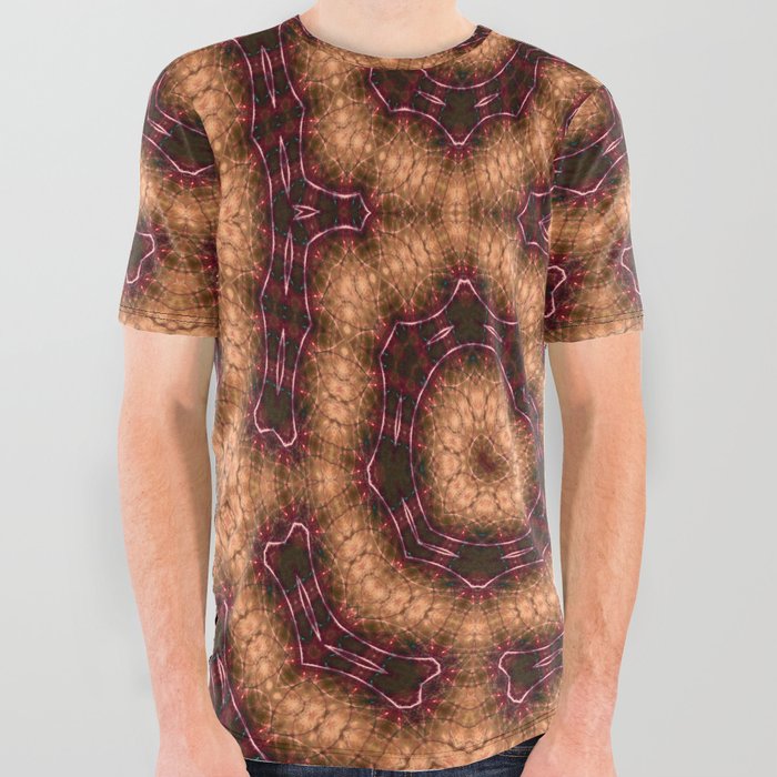 Modern seamless wallpaper tiles pattern All Over Graphic Tee