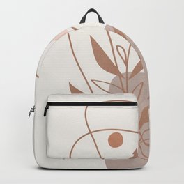 abstract flowers Backpack | Colour, Drawing, Simple, Abstract, Linedrawing, Pastel, Leaf, Lineart, Flower 