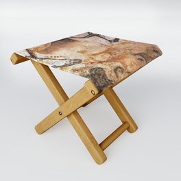 Lascaux Cave animal painting Folding Stool