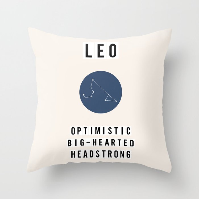 Leo Throw Pillow
