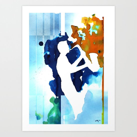 Sax Machine Art Print