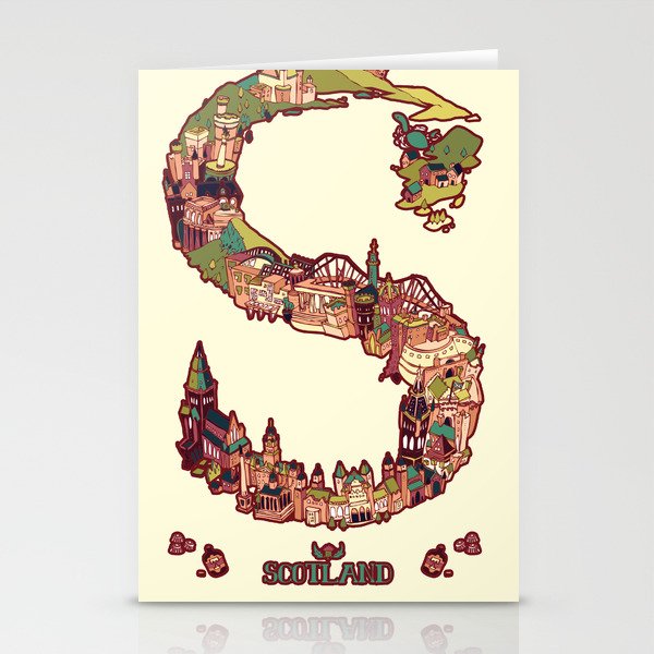 S is for Scotland Stationery Cards