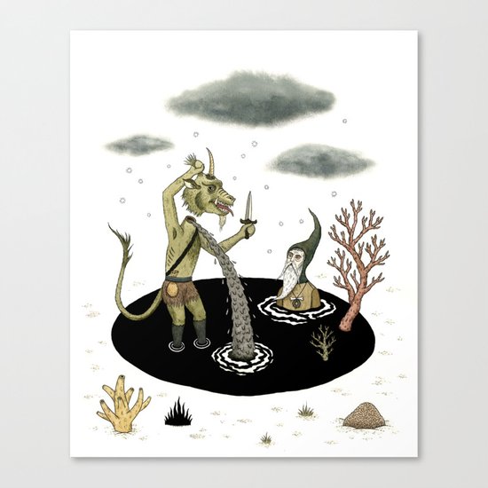 Shifting Tide Pool Canvas Print