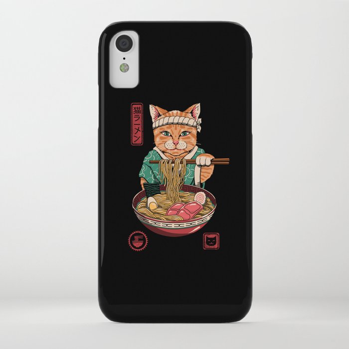 neko ramen iphone case