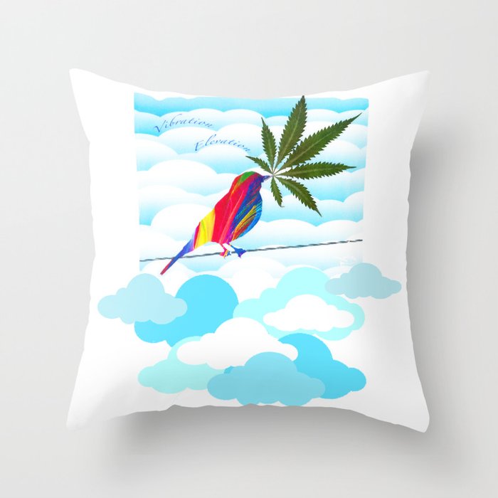 Elevate Your Vibe Throw Pillow