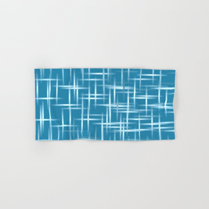 Abstract 197 blue Hand & Bath Towel