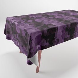 Purple bubble stripes Tablecloth