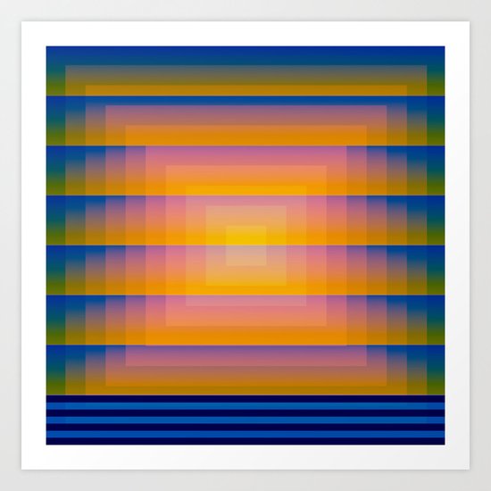 Gradient Fades v.1 Art Print