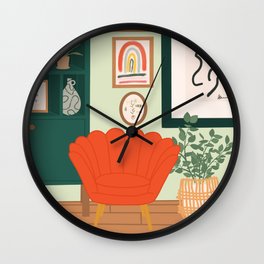 Small Spaces: Eclectic Design Wall Clock