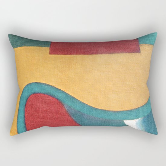 Sandy Path Rectangular Pillow