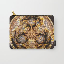 Golden Flower Carry-All Pouch | Cymatics, Graphicdesign, Cymatics Art, Colors And Energy, Vibrational Art, Holographic Sound, Water, Sound Art, Frequencies, Sound Waves 