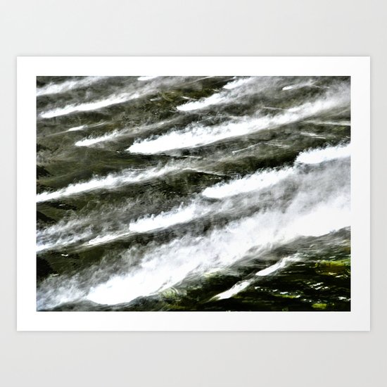 Misty Waters Art Print