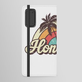Honolulu beach city Android Wallet Case