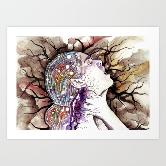 Darkness Art Print