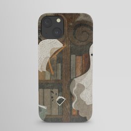 There's a Poltergeist in the Library Again... iPhone Case