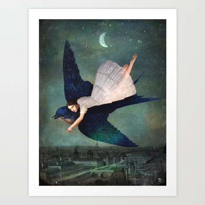 fly me to paris Kunstdrucke fly me to paris Kunstdrucke