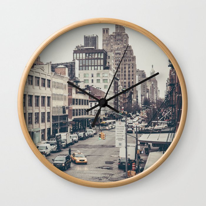 Tough Streets - NYC Wall Clock