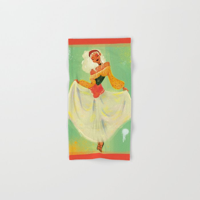 Orange Juice Hand & Bath Towel