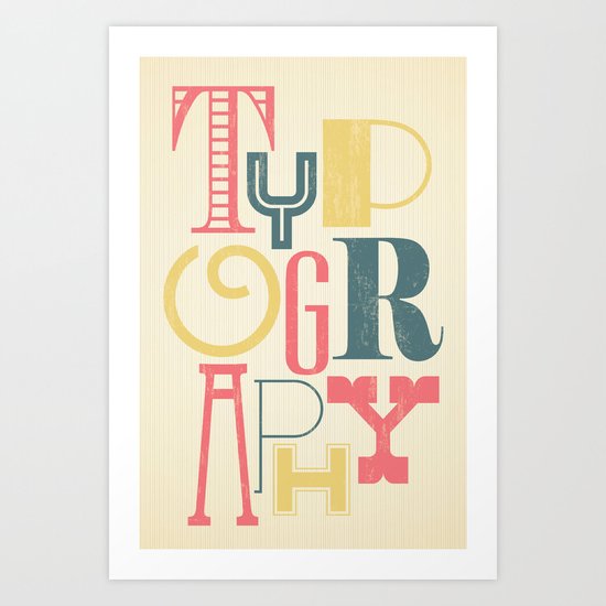 Typography Art Print