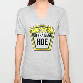 Mustard on tha Beat Hoe! V Neck T Shirt