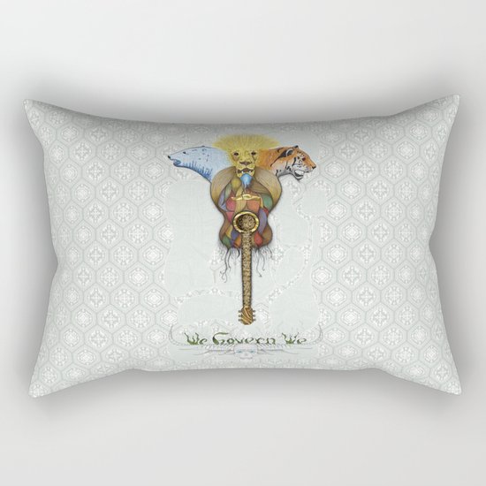 WE GOVERN WE // lionsandtigersandbears Rectangular Pillow