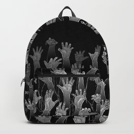 Halloween Horror Zombie Hand Pattern Backpack