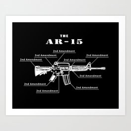 Second Amendment Art Print