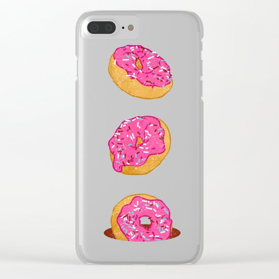 Doughnuts Clear iPhone Case