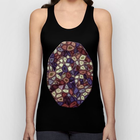 Fractal Gems 01 - Fall Vibrant Unisex Tank Top