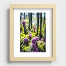 Purple Moss Recessed Framed Print