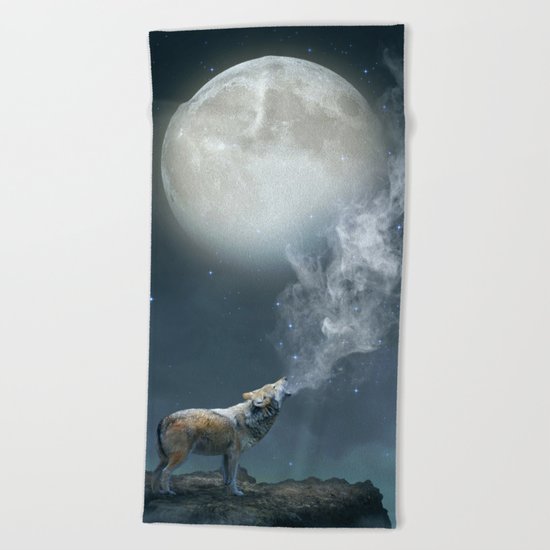 The Light of Starry Dreams Beach Towel