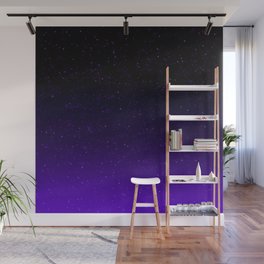 Black/Purple Gradient (with sparkles) Wall Mural