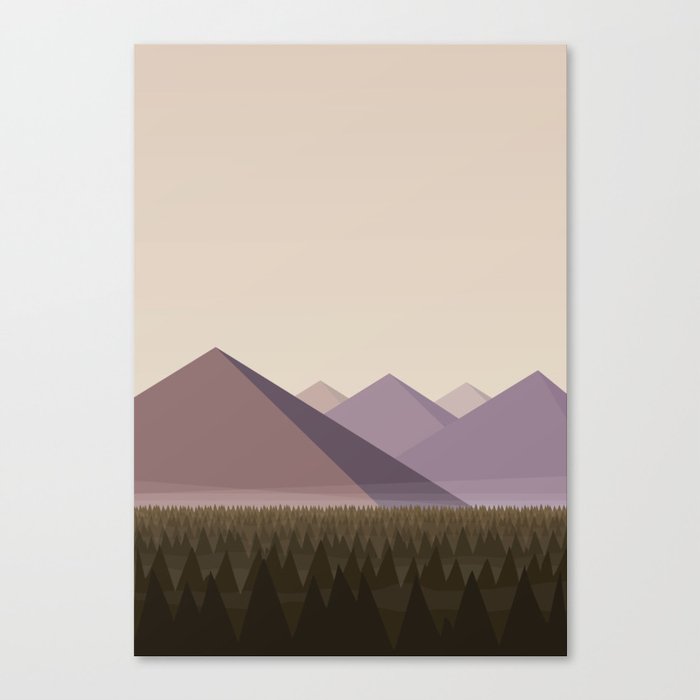 Twin Peaks - James' Valley View Canvas Print