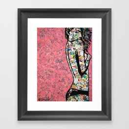 "Oh, Hello There" Framed Art Print
