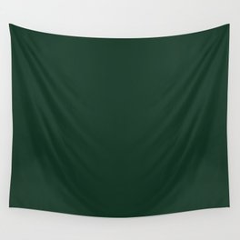 Dark Green Solid Color Wall Tapestry