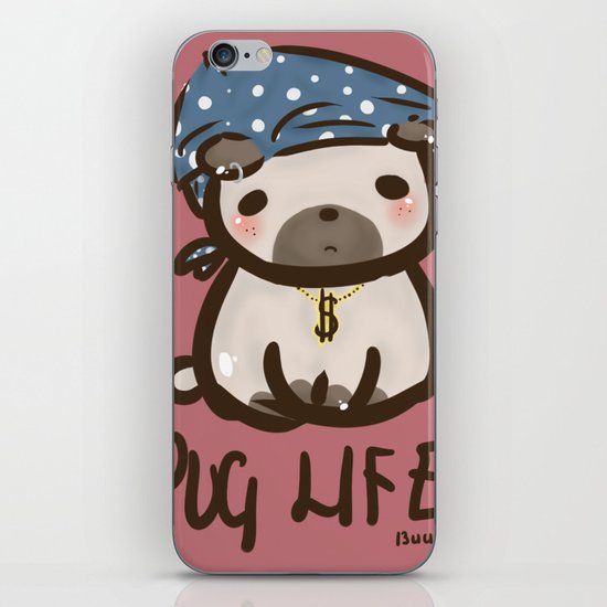'Pug Life' iPhone & iPod Skin