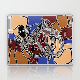 Aboriginal Art - Goanna (lizard) Dreaming Laptop Skin