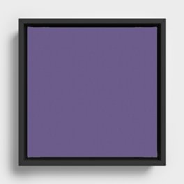 Grand Fairytale Purple Framed Canvas
