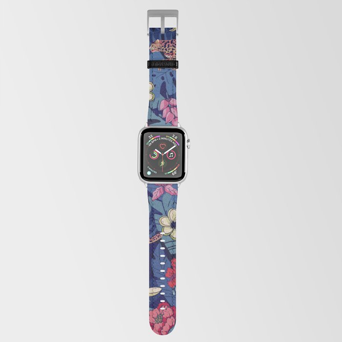 Tropical Midnight Floral Apple Watch Band