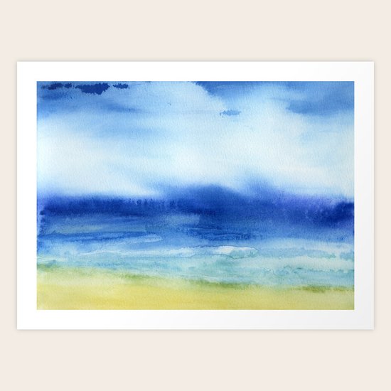 The Sea Is My Church Art Print