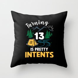 Pretty Intents Throw Pillow