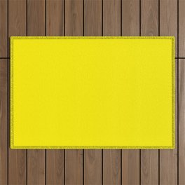 Canary Yellow Outdoor Rug