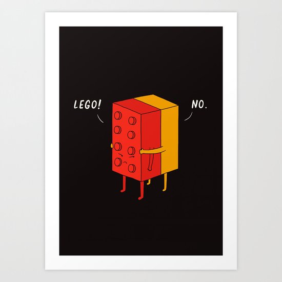 I'll never let go Art Print