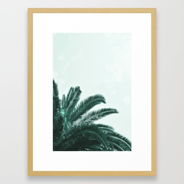 Palm tree abstract Framed Art Print