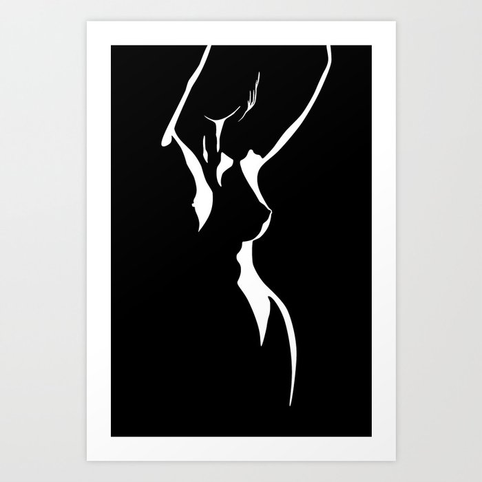 Nude Shadow Art Print