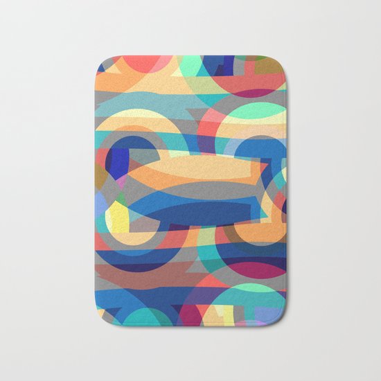 Marine abstraction II Bath Mat
