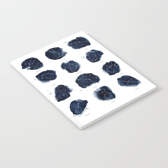Zodiac Constellations Print Notebook